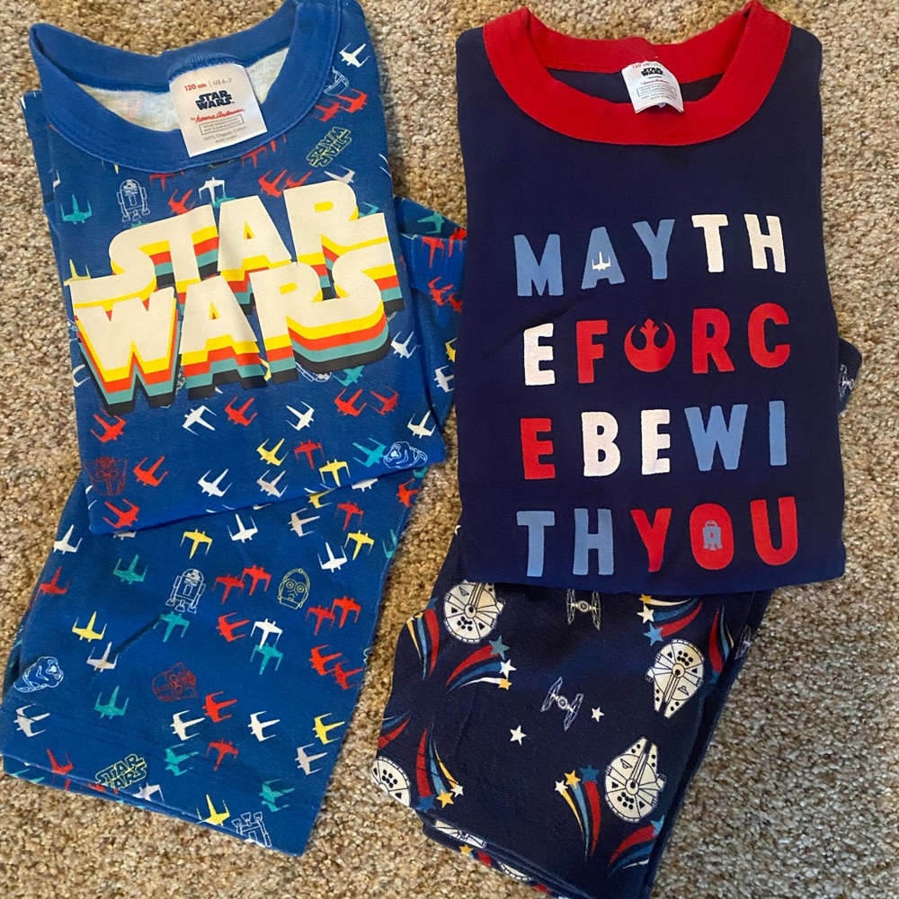 Star Wars Hanna Andersson Short Johns Size 120 (6-7)